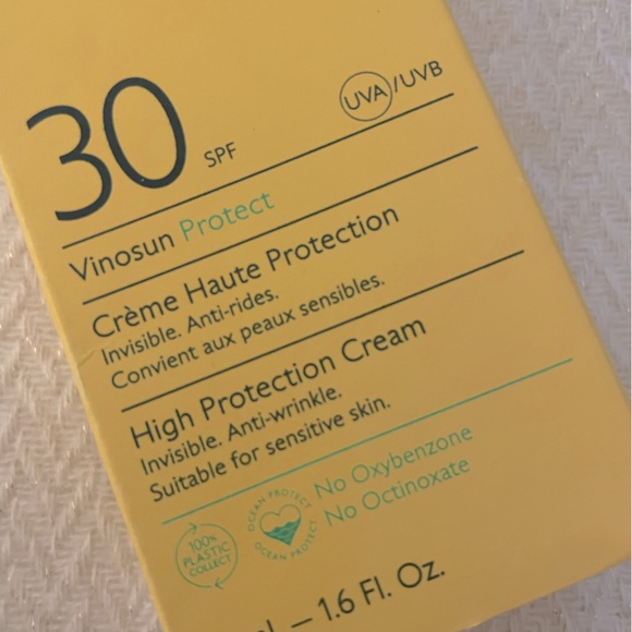 New and Purchased in Paris! Caudalie Vinosun Protect SPF 30 face sunscreen - Picture 5 of 9